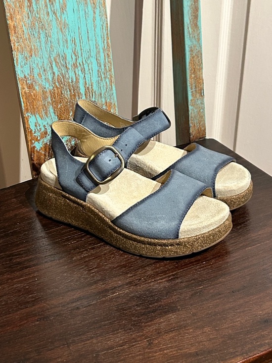 Dansko Shoes - Dansko Bianca Suede Wedge Sandal